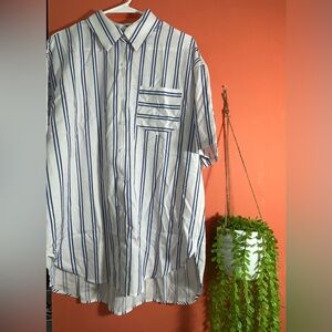 Stripped white shirt